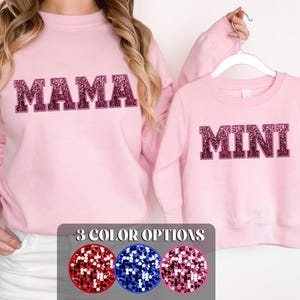 Custom Mama Mini Valentines Shirt: Matching Mom & Kid Tee