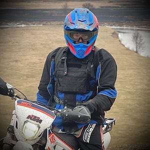 Black  tactical chest bag with adjustable strap, Small cordura chest pack, Bike/Moto bag