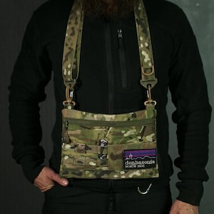 Multicam taktische Umhängetasche, anpassbare Cordura Messenger-Tasche, EDC-Tasche