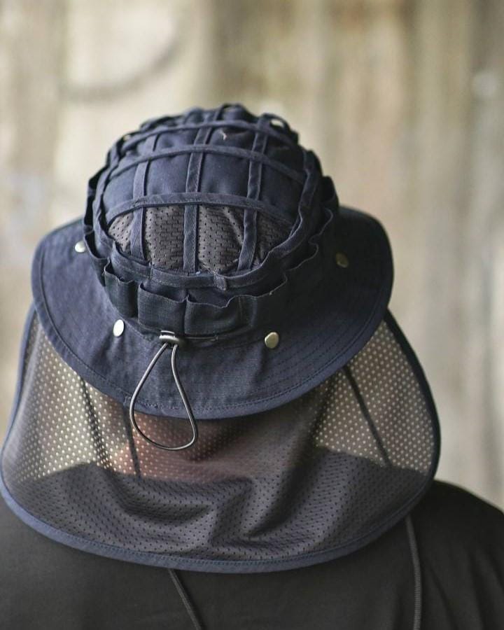 Berretto Castro verde lino, cappello unisex in stile militare, cappello estivo fatto a mano