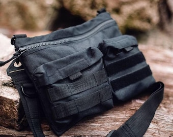 Cordura Crossbody Shoulder Bag: Unisex Everyday Work Bag