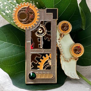 FFXIV TEA Themed Enamel Badge - White Mage