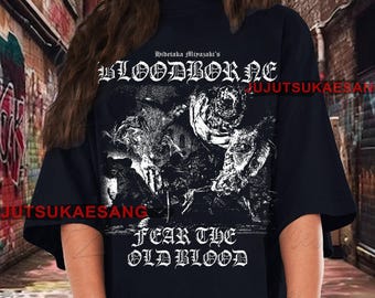 Bloodborne Lady Maria Graphic Tee, Vintage Gaming Shirt FD