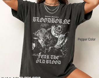 Bloodborne Lady Maria Graphic Tee, Vintage Gaming Shirt FD