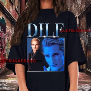 Retro Carlisle Cullen Twilight Vintage Distressed Unisex Heavy Cotton 90s Graphic Tee Shirt