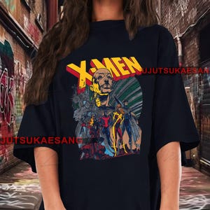 Retro X-Men Classic Comic Vintage Distressed Unisex Heavy Cotton 90s Graphic Tee Shirt