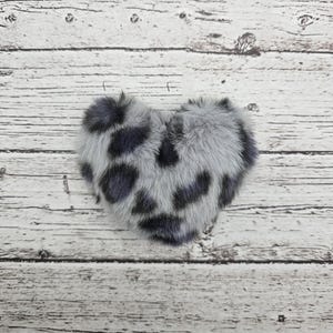 Herz Pom Pom flauschiger Schlüsselanhänger