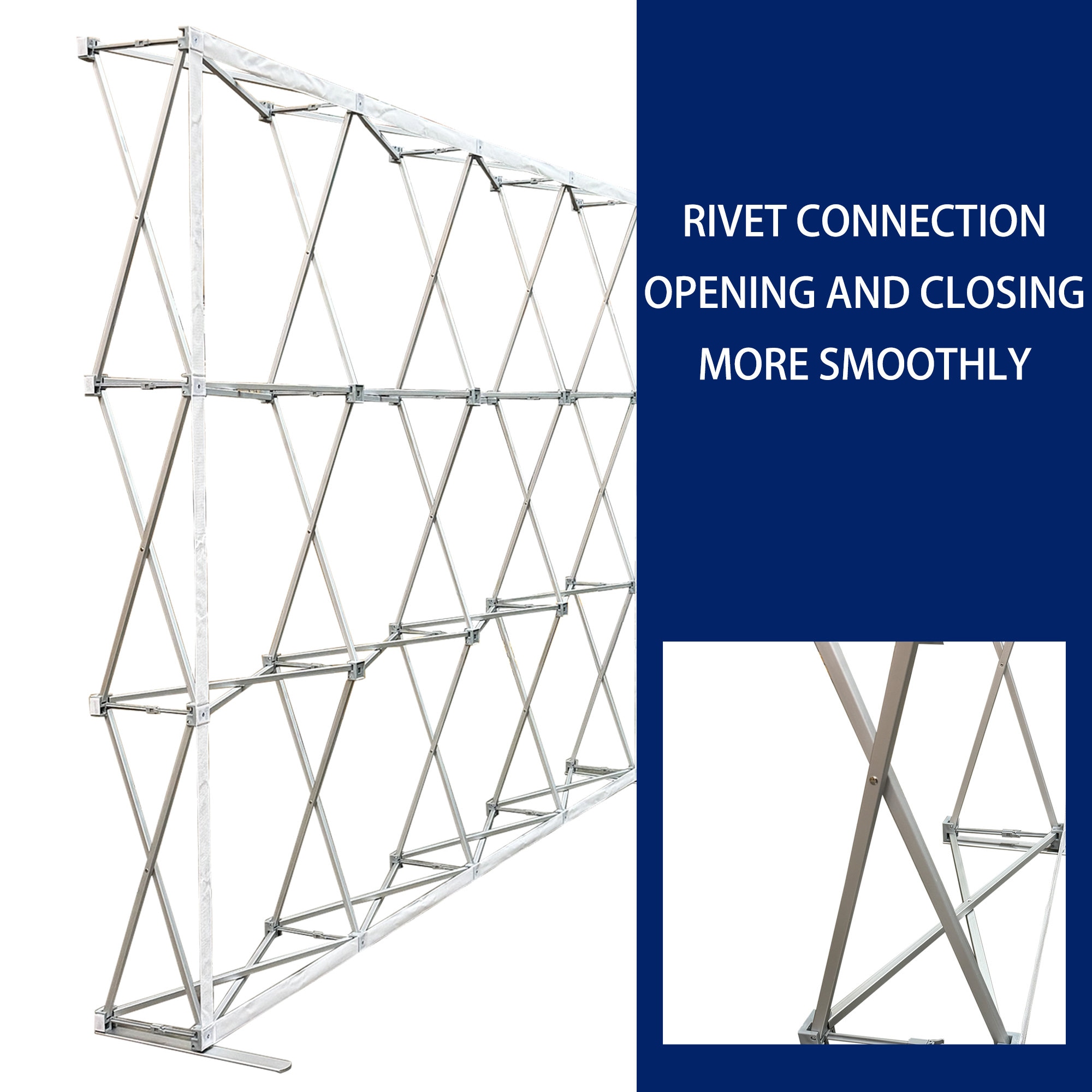 Custom 8x10ft Fabric Pop up Display Stand for Trade Show Backdrop Booth ...