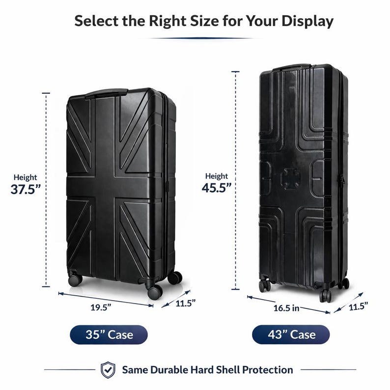 Rolling Hard Shell Case Heavy Duty Rolling Trade Show Equipment Case With Wheels – Hard Shell ...