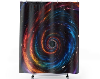 Unique Space Shower Curtain For Family For Adult