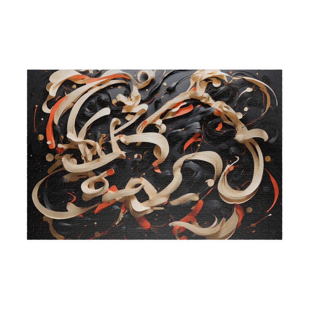 Elegant Abstract Jigsaw Puzzle for Art Enthusiasts and Creative Adults ...
