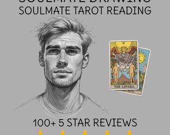 Psychic Soulmate Drawing and Tarot Reading - Same Hour