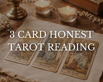 Psychic Tarot Reading, 3 Question Insight, Same Day Written Report (PDF)