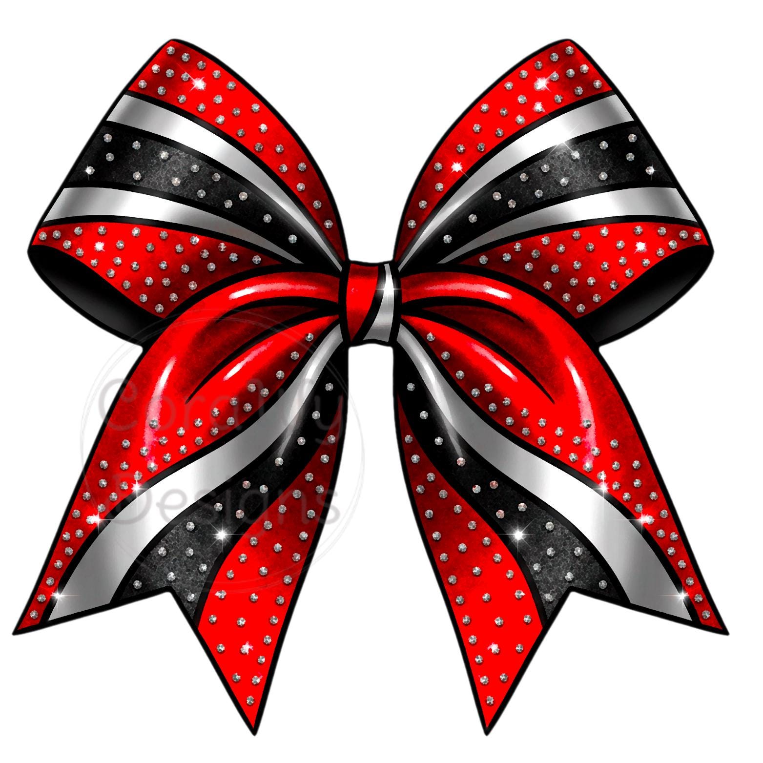 Red Cheer Ribbon Red Cheer Bow PNG Digital Download Design - Etsy