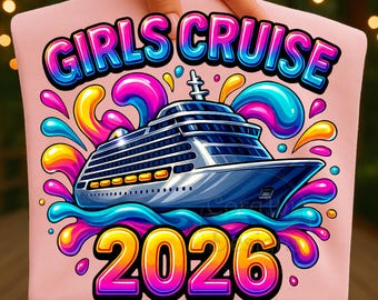 Girls Cruise 2026 PNG Digital Download