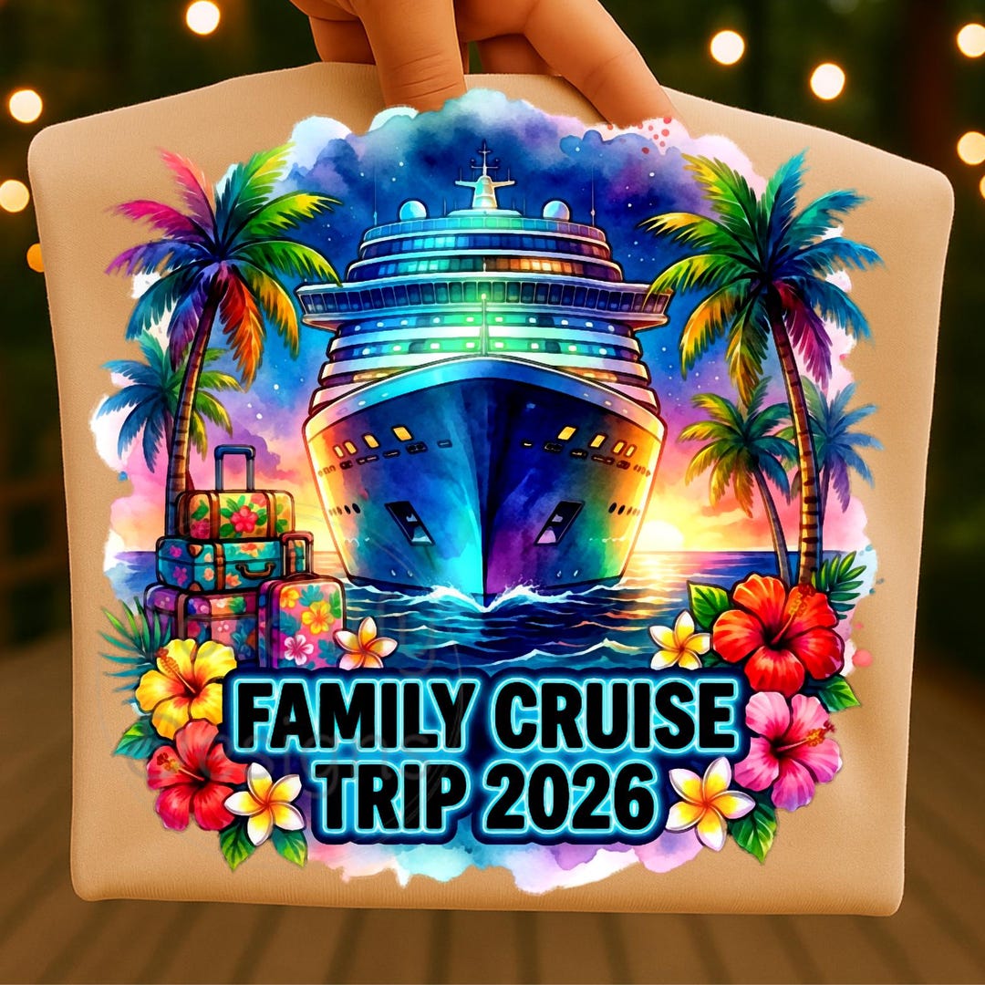 Family Cruise Trip 2026 Digital Download PNG T-shirt Design - Etsy