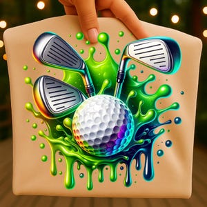 Golf Sublimation Design: PNG for Dad (Digital Download)