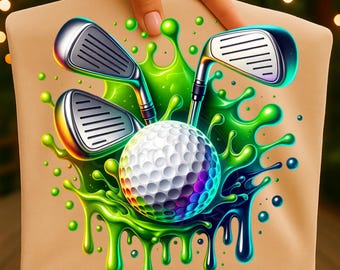 Golf Sublimation Design: PNG for Dad (Digital Download)
