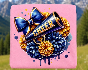 Cheer Blue and Gold png