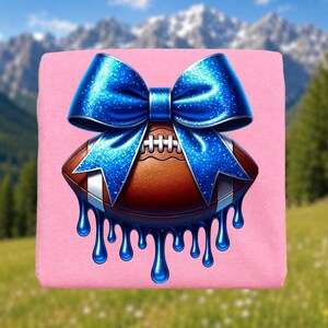 Cheer Bow Blue football png