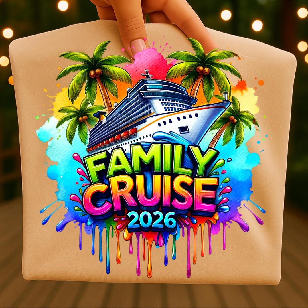 Family Cruise 2026 Vacation PNG Digital Download T-shirt Design - Etsy