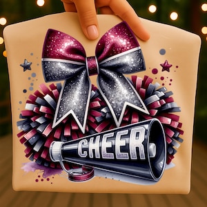 Cheer Grey and Maroon png