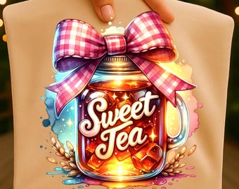 Sweet Tea PNG Digital Download Design