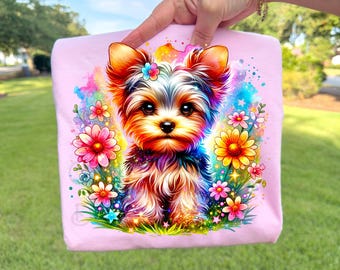 Yorkie Sublimation Digital Download PNG Shirt Dog Design Puppy PNG