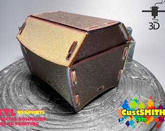 3D druckbare dekorative Box STL-Datei