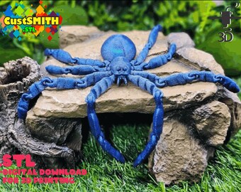 Articulated Spider Stl file for 3D Printing