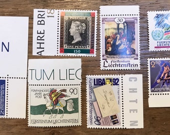66 timbres neufs du Liechtenstein