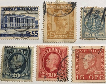 39 timbres anciens 1940/50