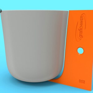 Keramisk modelleringsribba 003. Modelleringsprofil. PLA 3D-utskrift. Anpassningsbar