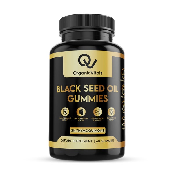 Black Seed Oil Gummies | Vegan & Halal