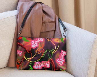 Crossbody bag/spicy pepper