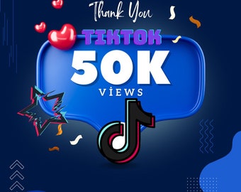 Expédition rapide, 50k de vues Tiktok, à vie, renforcez votre présence sur les réseaux sociaux, modèles de réseaux sociaux, haute qualité