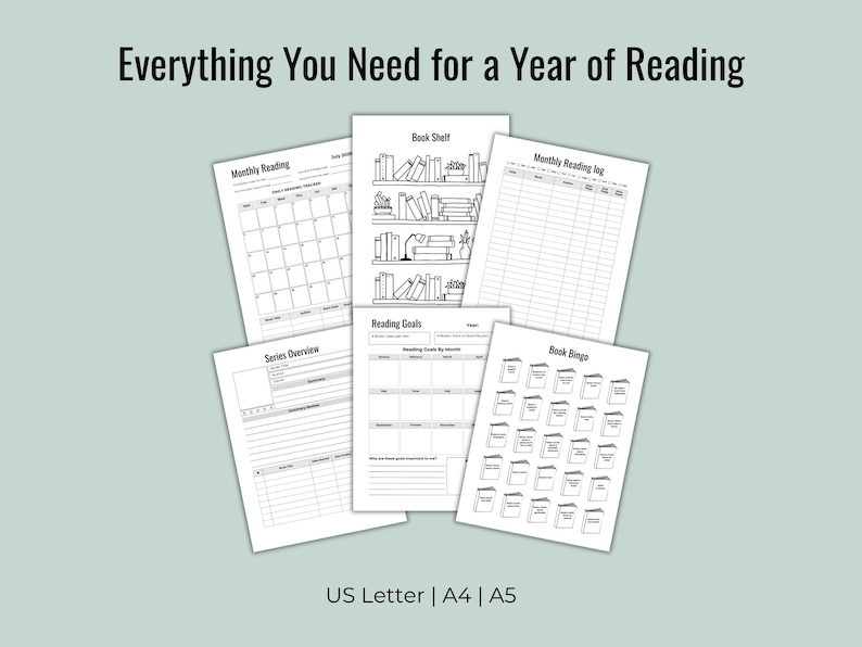 Printable 2026 Reading Tracker Journal | Reading Log | Book Tracker ...