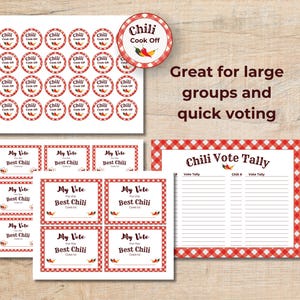 Chili Cook-off Contest Kit, Chili Cook-off Printables, Chili Cook-off ...