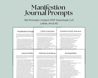 150 uppmaningar till manifestationsjournalen: Målsättning, tankesättsjournal (PDF)
