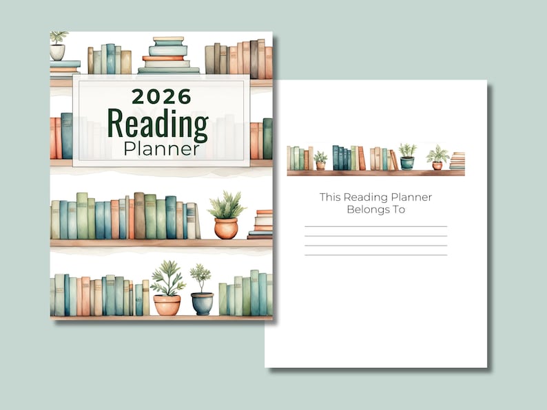 Printable 2026 Reading Tracker Journal | Reading Log | Book Tracker ...