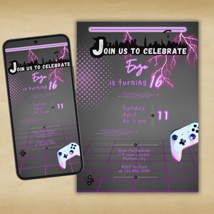 パーソナライズされた誕生日の招待状、誕生日のお知らせ、ビデオゲーム、印刷可能およびモバイル版