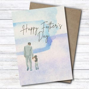 Carte fête des pères, papa, imprimable, impression 11 po par 8,5 po - coupé et plié  à 5 po par 7 po , format pdf -