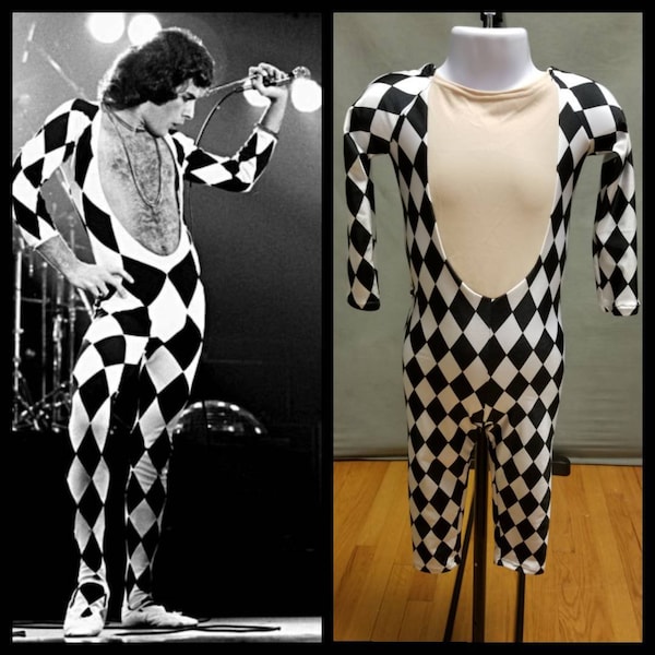 MADE TO ORDER Freddie Mercury Diamond Bodysuit inspired costume for Toddlers