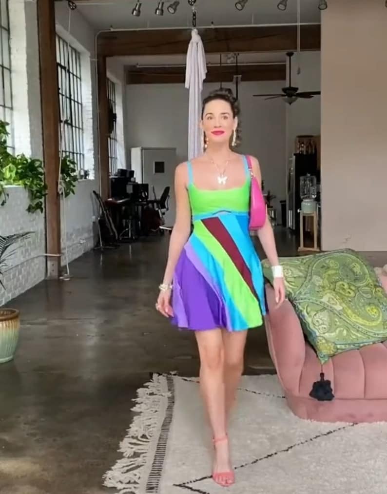 MADE TO ORDER Jenna Rink 13 going on 30 Inspired dress from the Thriller Scene in the movie and worn by Christa Allen on Tiktok in 2020 image 8