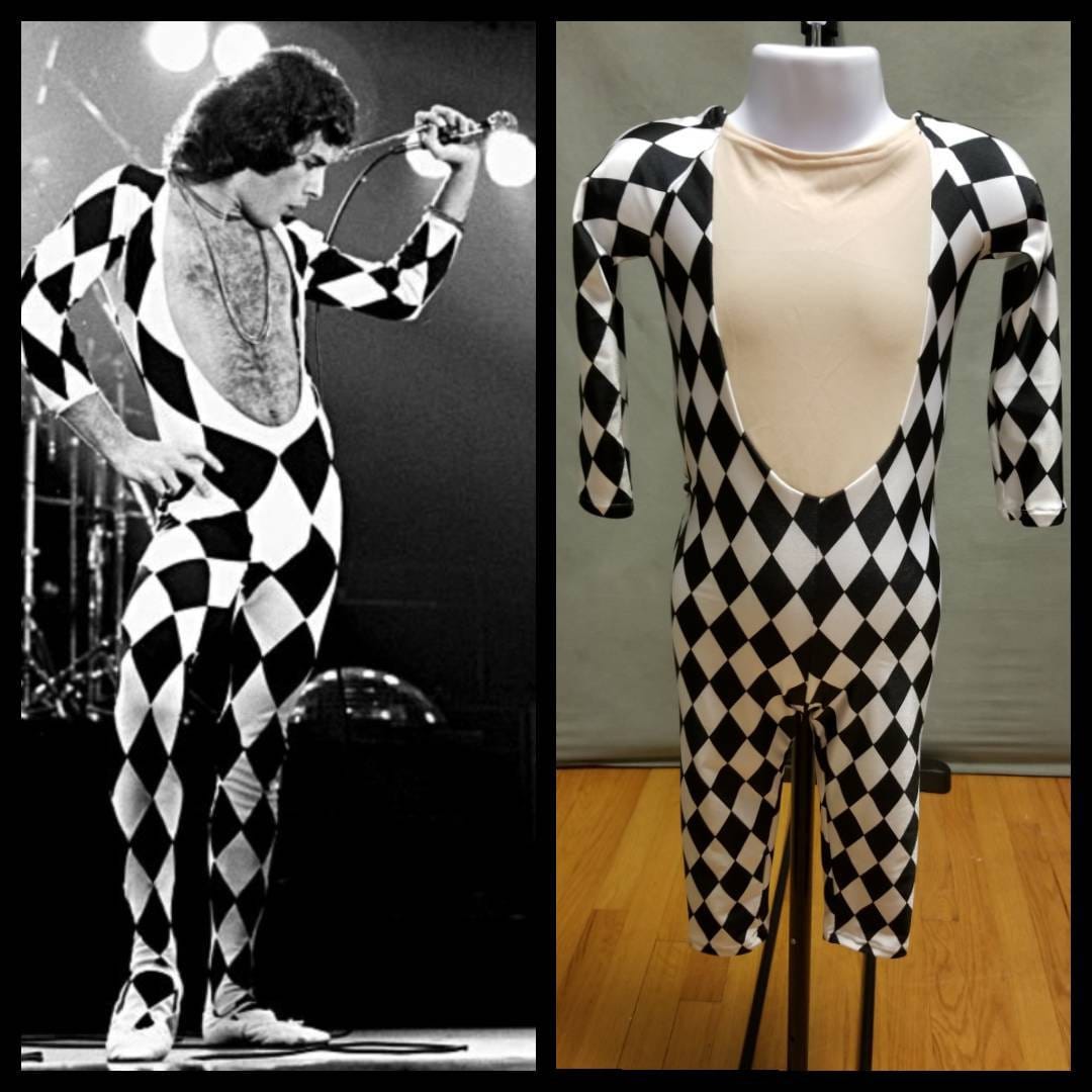 MADE TO ORDER Freddie Mercury Diamond Bodysuit Inspired - Etsy