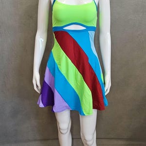 Made to Order Multi-Colored Dress: 13 Going on 30 Inspired