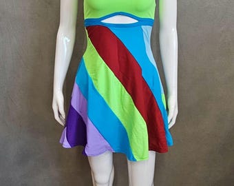 Made to Order Multi-Colored Dress: 13 Going on 30 Inspired