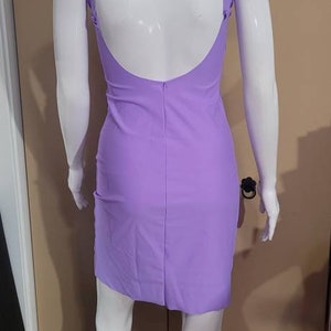 MADE TO ORDER Whitney Houston 'I wanna dance with somebody' lilac inspired dress image 2