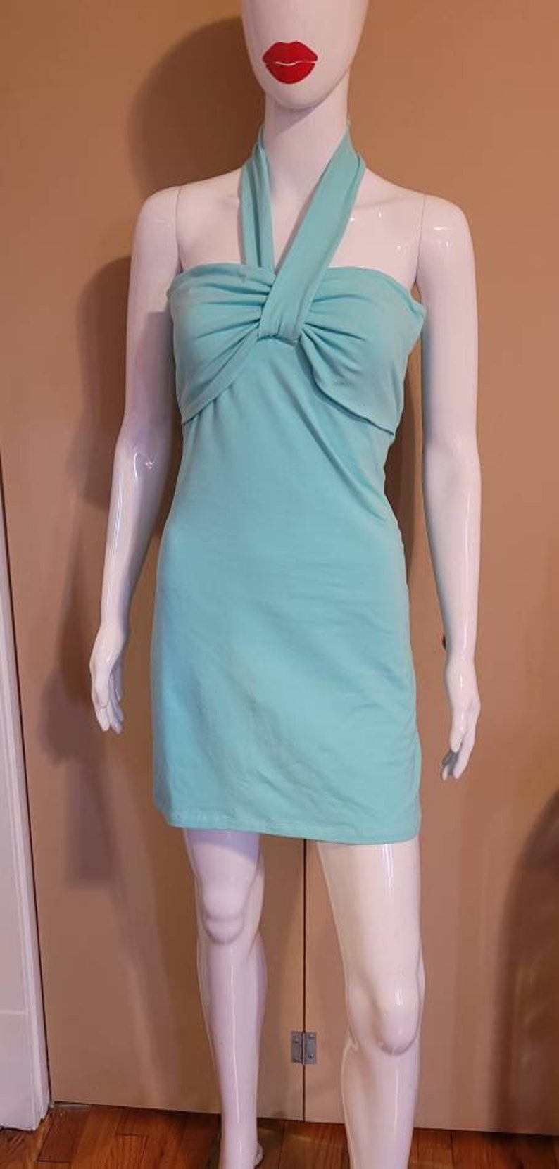 MADE TO ORDER Aquamarine inspired mint green dress image 2