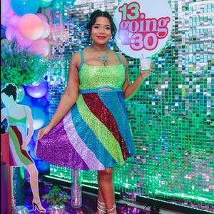 hannah montana sequin dress costume Hannah Montana Sequin Dress